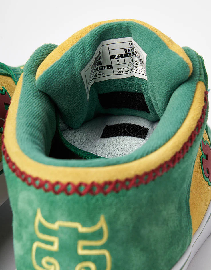 Ipath Reed Rasta Mid-Top - verde/amarillo/rojo Zapatilla Skate