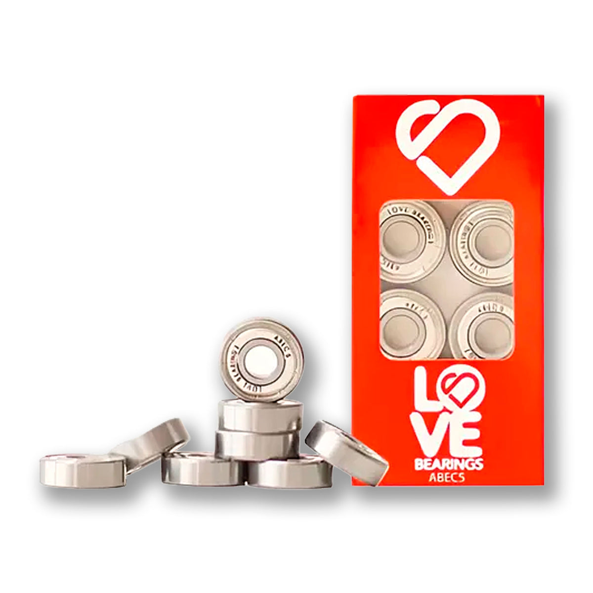 Rodamientos Love ABEC 5 – Pack de 8