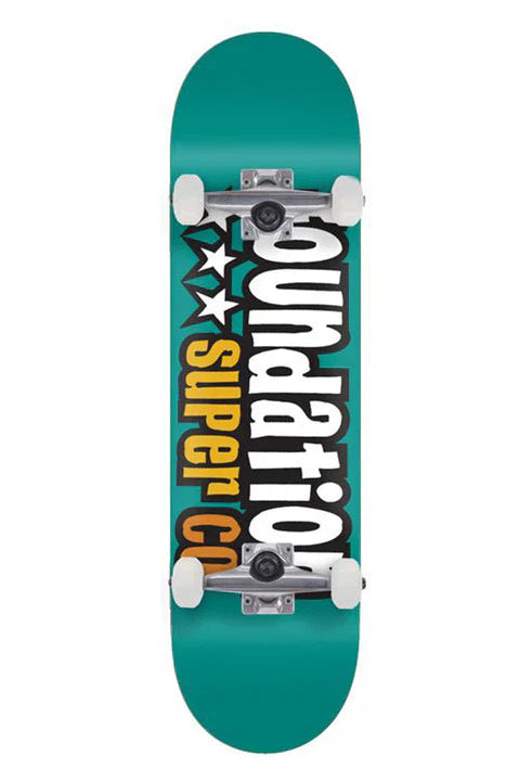 Skate completo Foundation – Star Teal 7.875″
