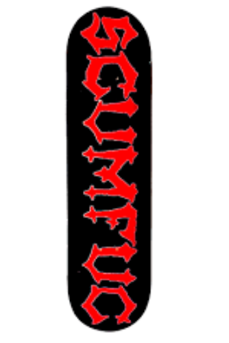 Tabla de Skate Scumfuc Logo 8.5"
