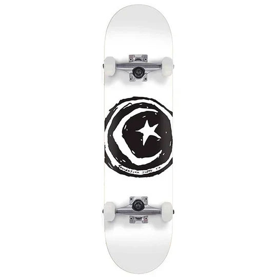 Skate completo Foundation «Star & Moon White» 7.75″