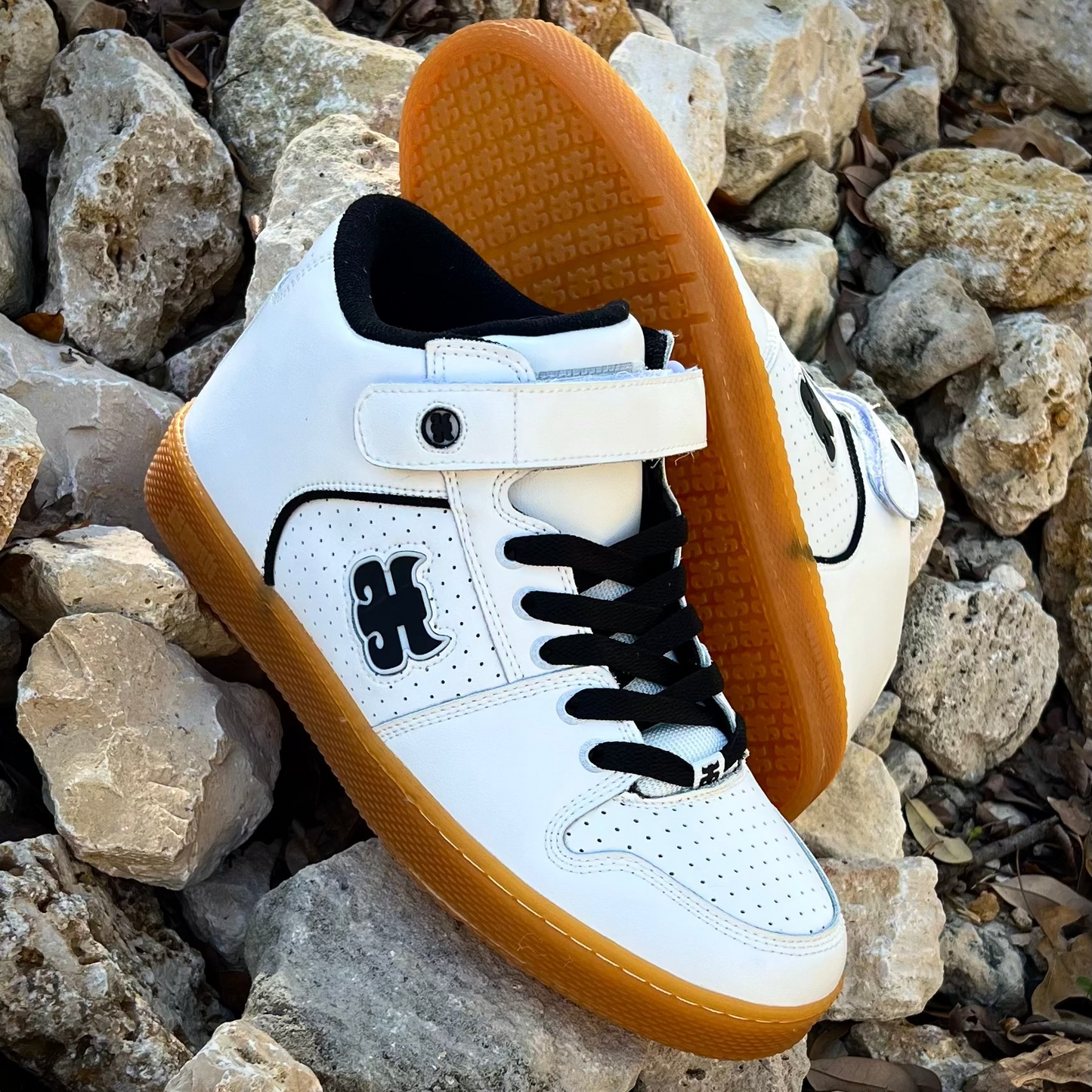 Zapatillas Ipath Grasshopper – White Leather & Perf