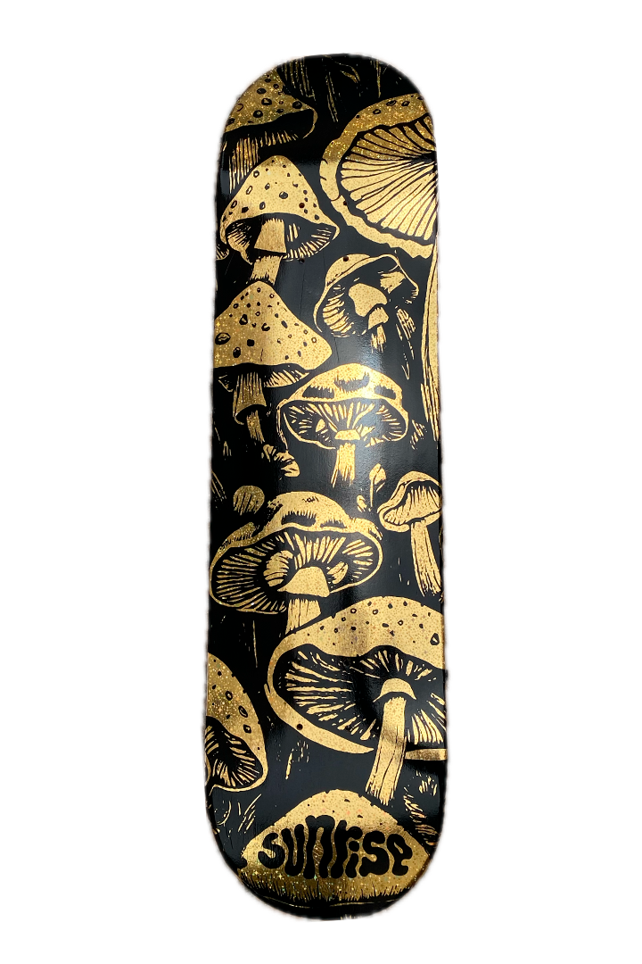 Tabla de Skate Sunrise “Hongos” 8.25" x 32" OG Shape – Mellow Concave