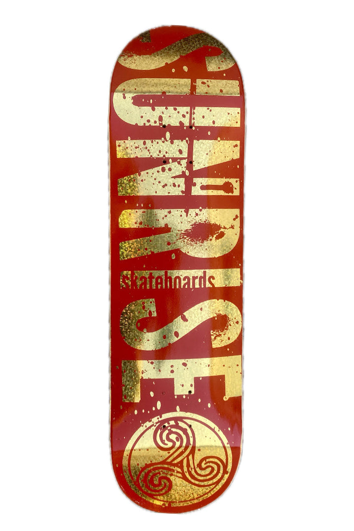 Tabla de Skate Sunrise Logo Letras 8.5" x 32" OG Shape