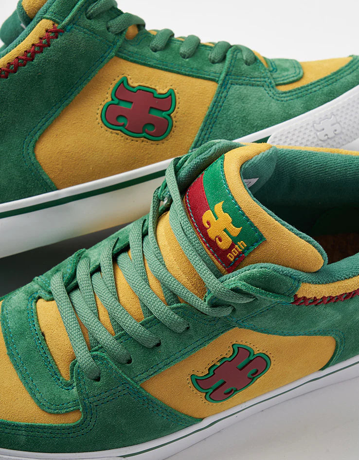 Ipath Reed Rasta Mid-Top - verde/amarillo/rojo Zapatilla Skate