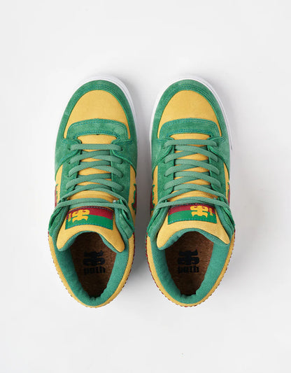 Ipath Reed Rasta Mid-Top - verde/amarillo/rojo Zapatilla Skate