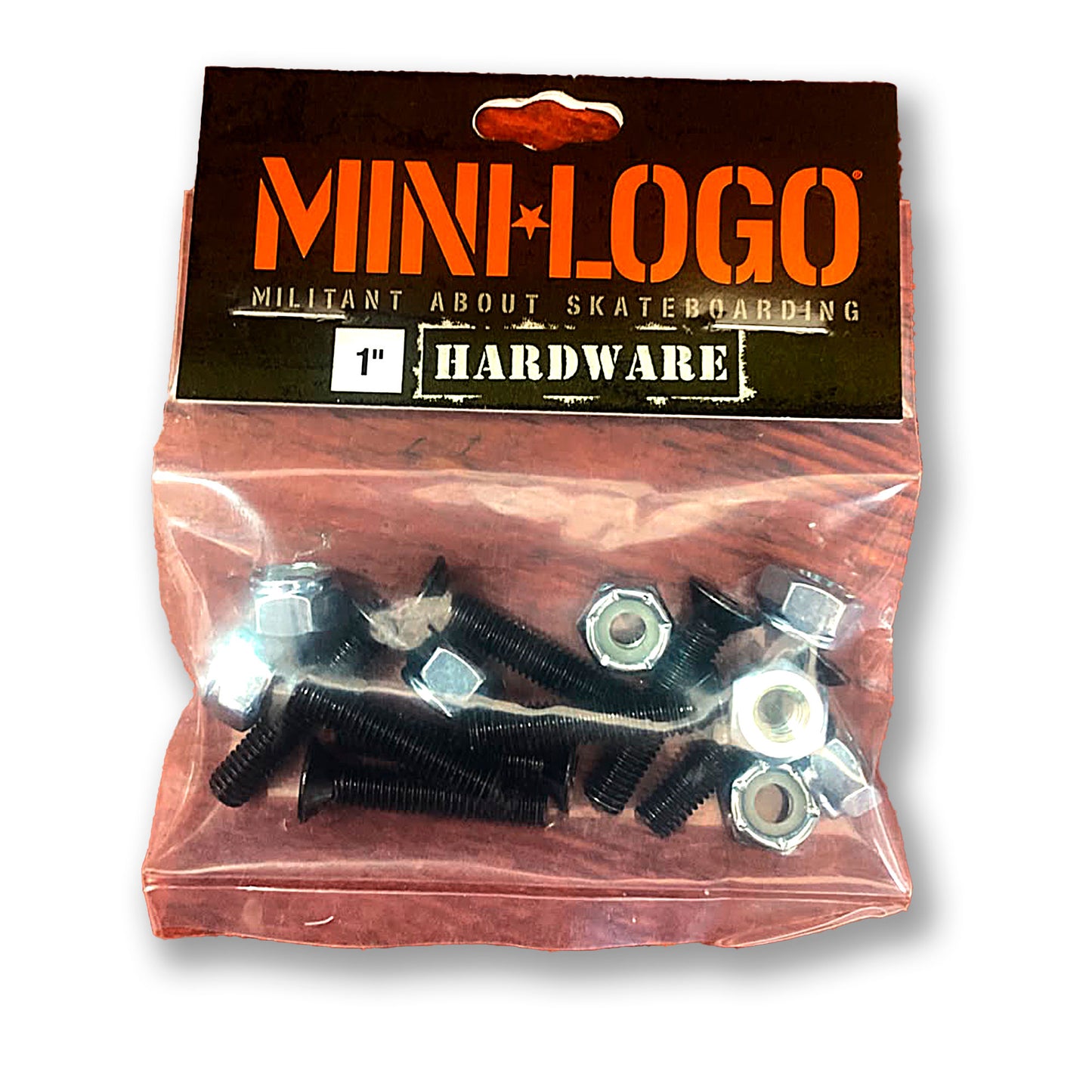 Pernos Mini Logo Hardware 1"