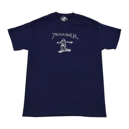 Polera  Thrasher Gonz Logo - Navy