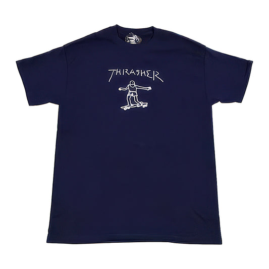 Polera  Thrasher Gonz Logo - Navy