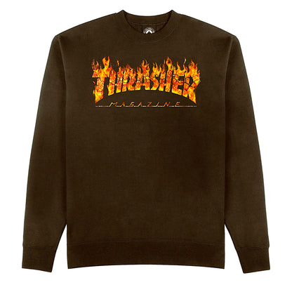 Poleron thrasher polo flame chocolate