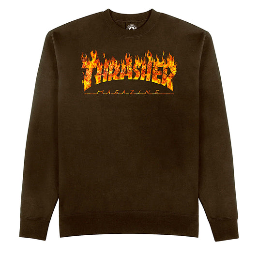 Poleron thrasher polo flame chocolate
