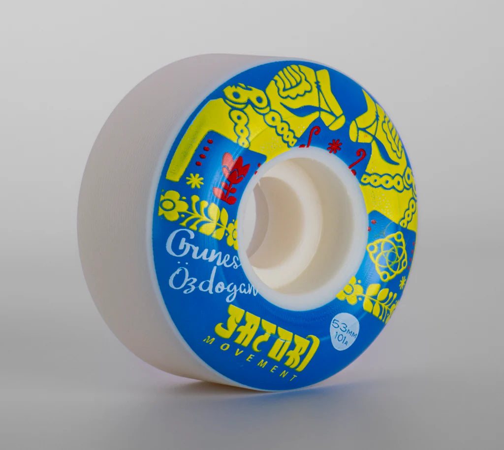 Ruedas SATORI Serie artistas invitados MORGAN CAMPBELL - Dala Horse - 53mm 101a Cónicas
