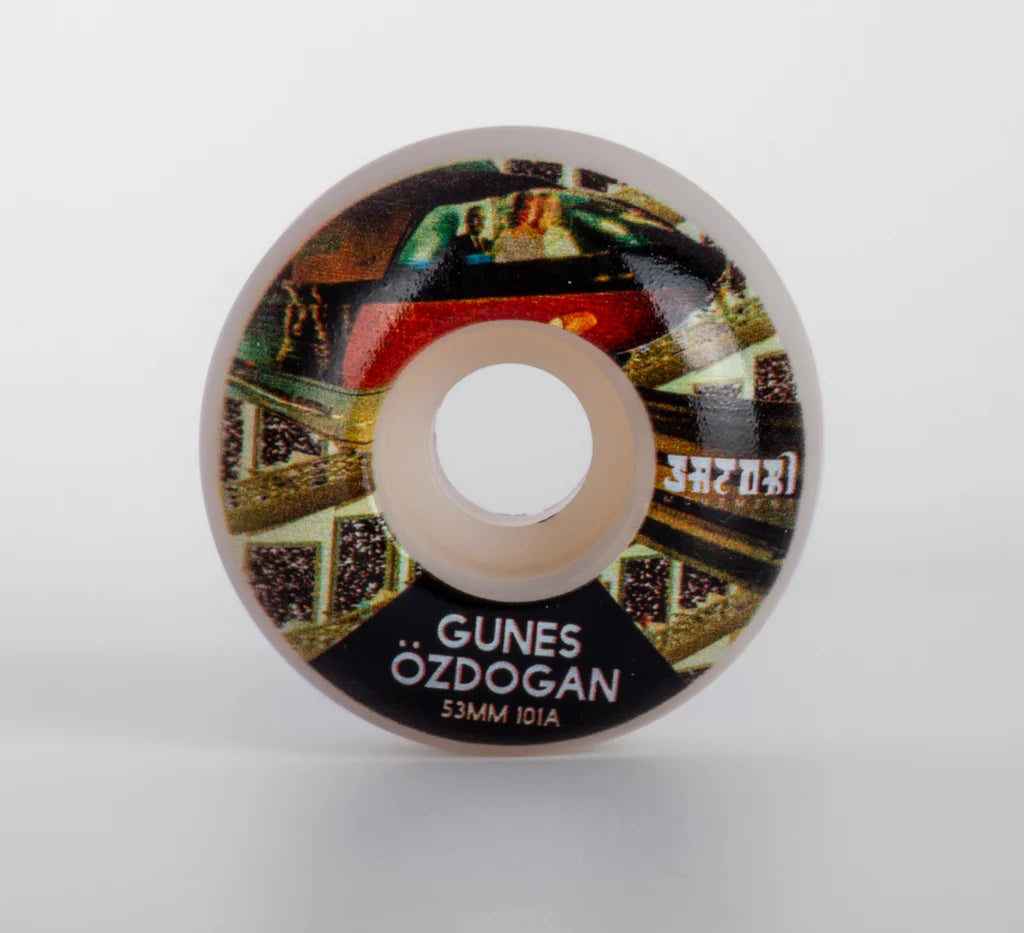 Ruedas SATORI Serie de artistas invitados MORGAN CAMPBELL - Pro model Gunes Ozdogan - 53mm 101a Classic shape