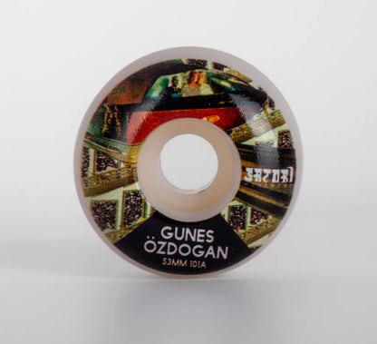 Ruedas SATORI Serie de artistas invitados MORGAN CAMPBELL - Pro model Gunes Ozdogan - 53mm 101a Classic shape