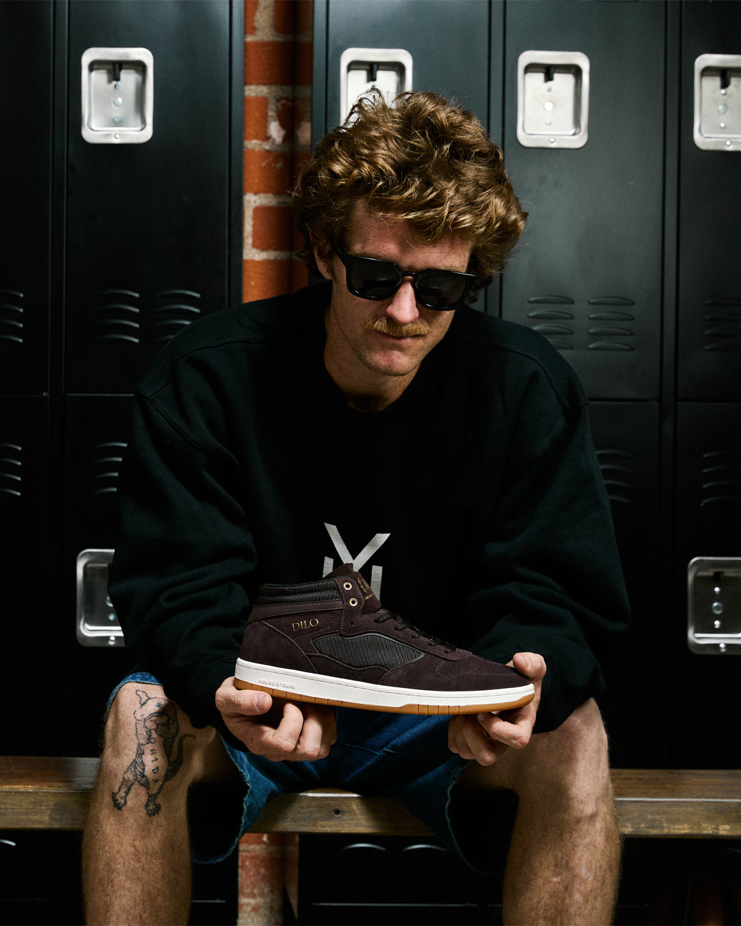 Hours is Yours DILO PRO Cocoa Cream Mid Top Zapatilla Skate