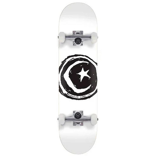 Skate completo Foundation «Star & Moon White» 7.75″