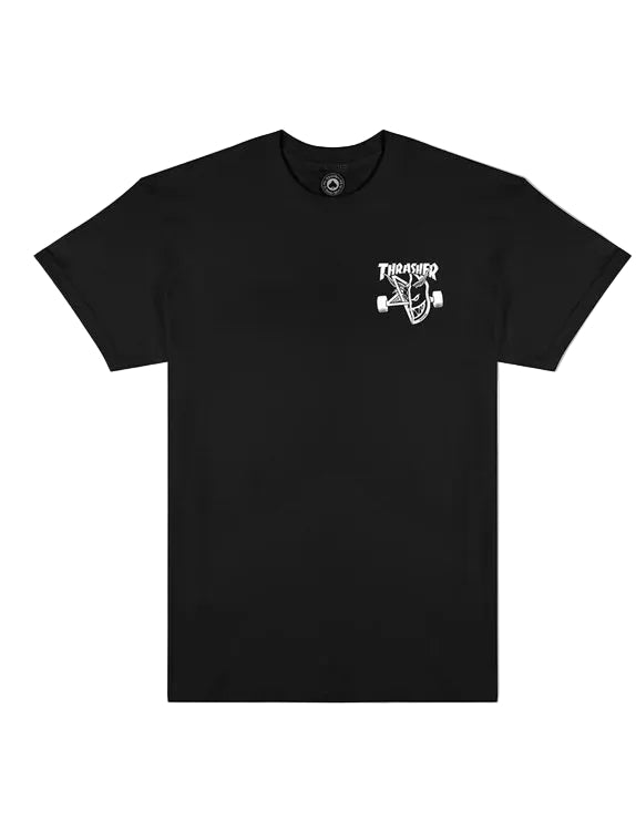 Polera Thrasher X Spitfire Classic Swirl Black