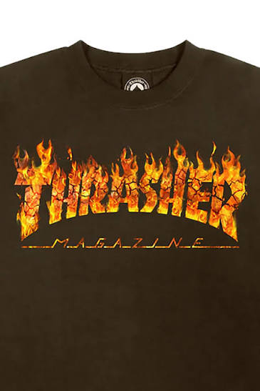 Poleron thrasher polo flame chocolate