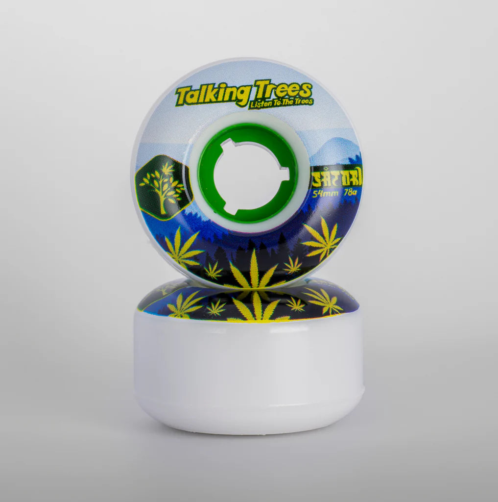 Ruedas SATORI Talking Trees Cruiser - Fabricadas con aceite de cáñamo - de 54 mm 78a