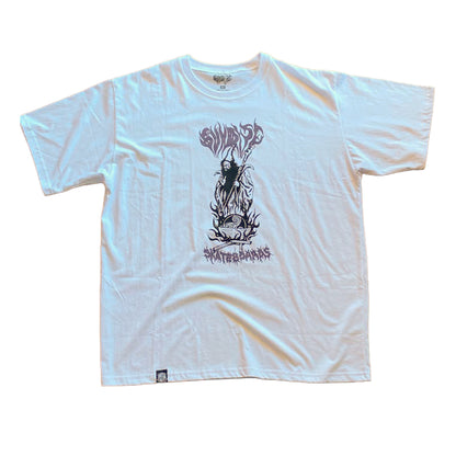 Polera Sunrise Manga Corta Dark Wizard – Blanco