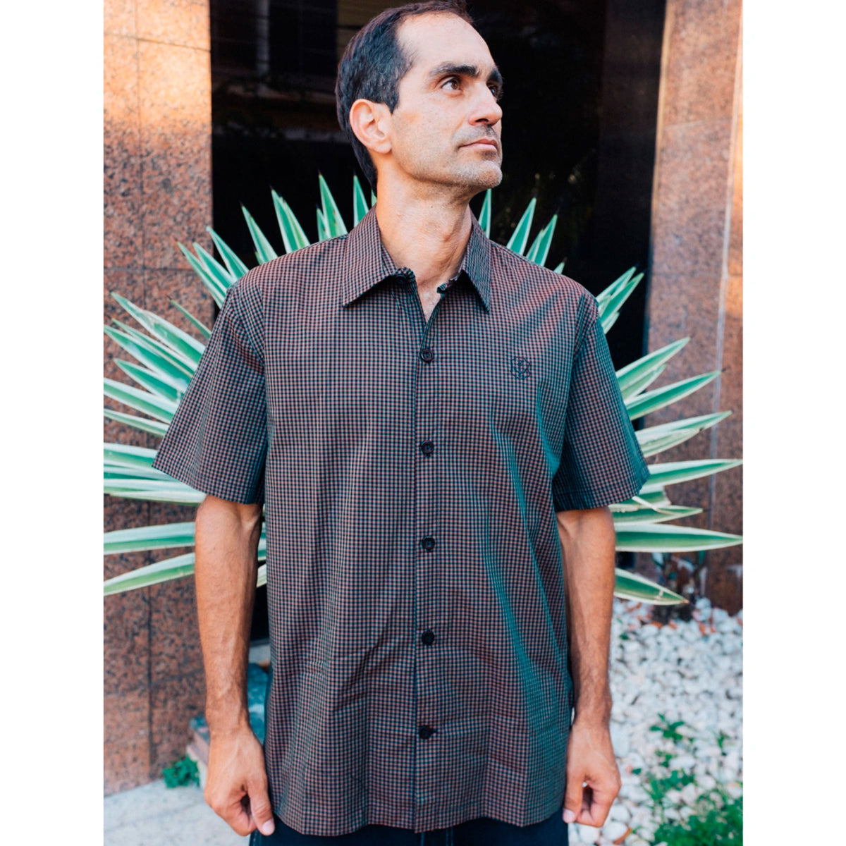 Camisa Manga Corta Xadz Anc Negro