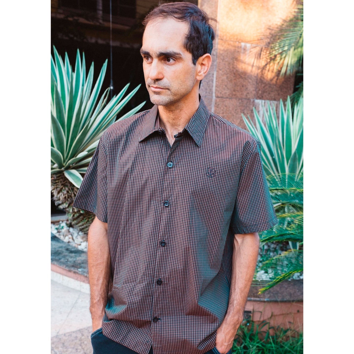 Camisa Manga Corta Xadz Anc Negro