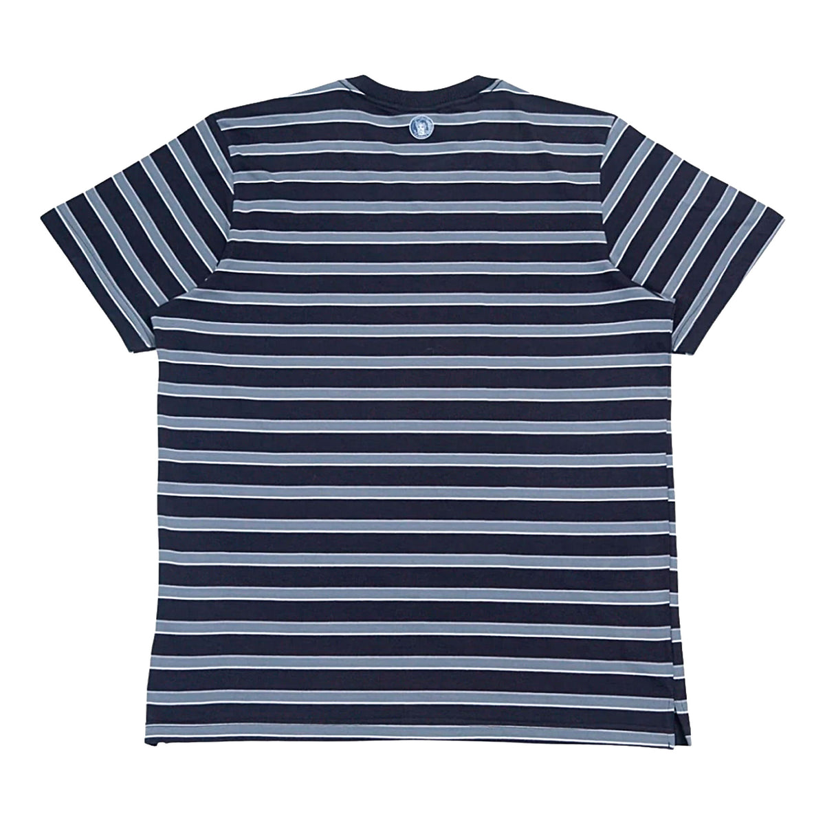 Camiseta a Rayas Tupode Lar – Negro
