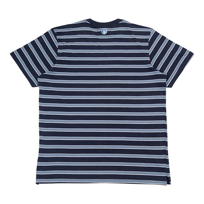 Camiseta a Rayas Tupode Lar – Negro