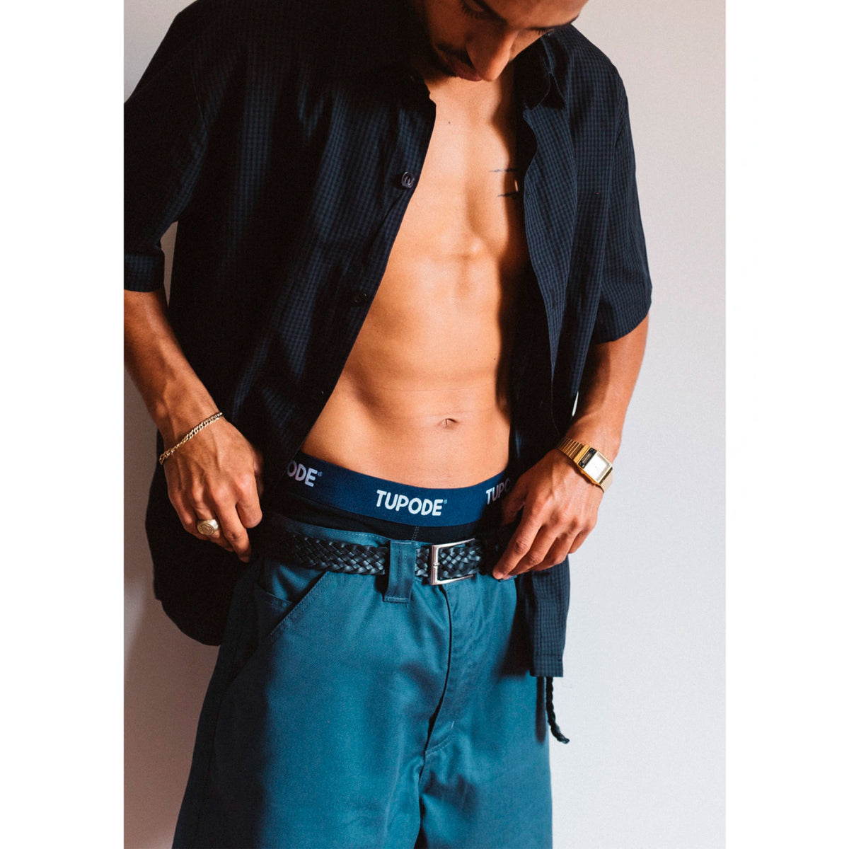 Pack Ropa Interior Bóxer Tupode – Blanco, Negro y Azul