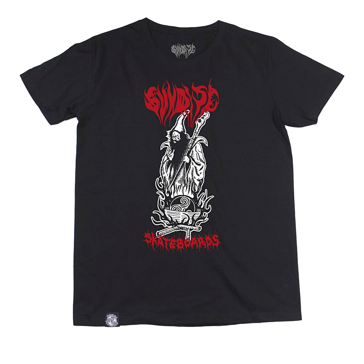 Polera Sunrise Manga Corta Sunrise Dark Wizard – Negro